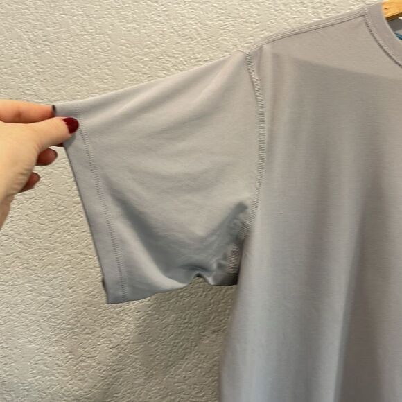 Columbia Gray Omni Freeze Zero Sweat Activated Cooling Crew Neck T Shirt Size M - Picture 2 of 7